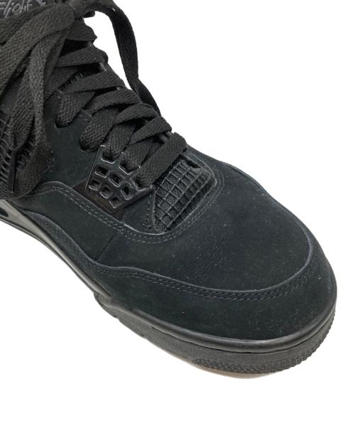 NIKE（ナイキ）NIKE (ナイキ) AIR JORDAN 4 BLACK CAT ブラック サイズ:27.5㎝の古着・服飾アイテム