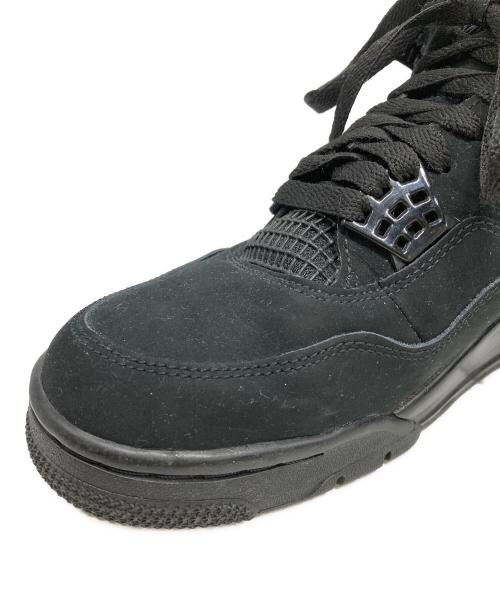 NIKE（ナイキ）NIKE (ナイキ) AIR JORDAN 4 BLACK CAT ブラック サイズ:27.5㎝の古着・服飾アイテム