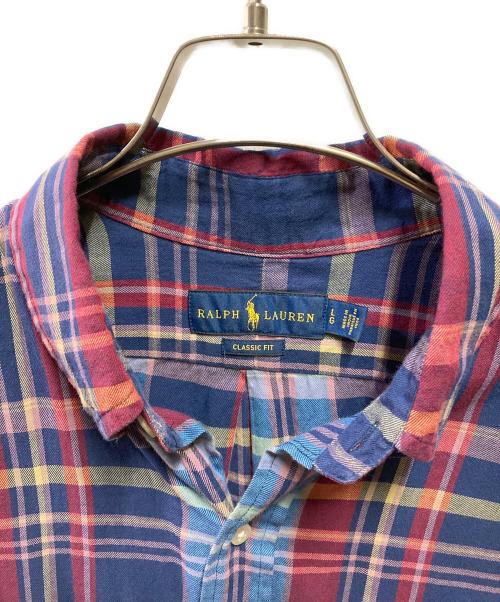 RALPH LAUREN（ラルフローレン）RALPH LAUREN (ラルフローレン) シャツ ブルー サイズ:Lの古着・服飾アイテム