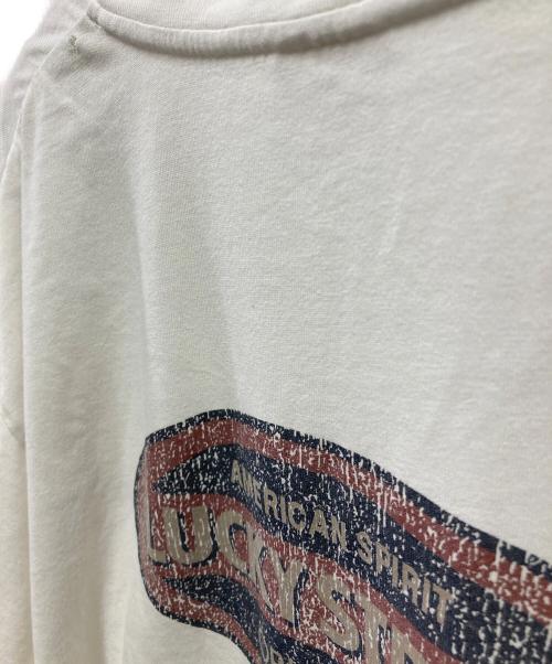 LUCKY STRIKE（ラッキーストライク）LUCKY STRIKE (ラッキーストライク) Tシャツ ホワイト サイズ:Ｍの古着・服飾アイテム