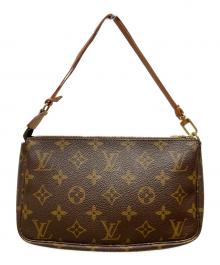 LOUIS VUITTON（ルイ ヴィトン）の古着「ポシェット・アクセソワール ショルダーポーチ」｜ブラウン