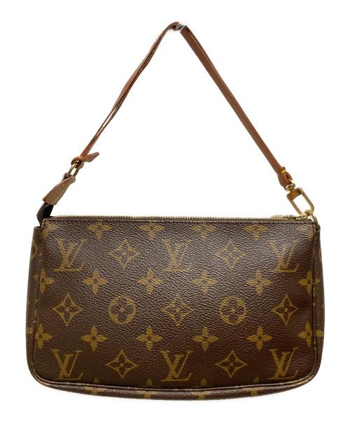 LOUIS VUITTON（ルイ ヴィトン）LOUIS VUITTON (ルイ ヴィトン) ポシェット・アクセソワール ショルダーポーチ ブラウンの古着・服飾アイテム