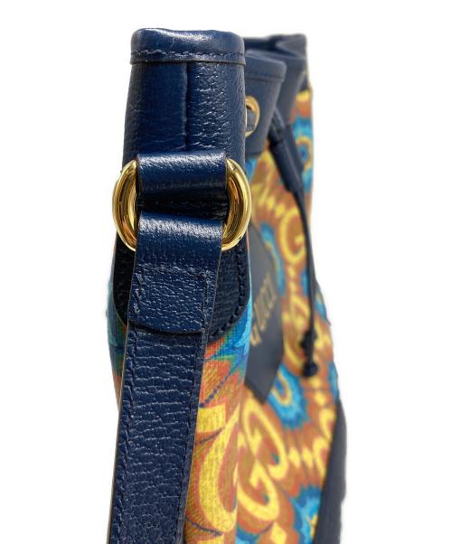 GUCCI（グッチ）GUCCI (グッチ) GGカレイドスコープ イエロー×ネイビーの古着・服飾アイテム