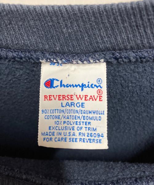 Champion（チャンピオン）Champion (チャンピオン) 90's REVERSE WEAVE ネイビー サイズ:Ｌの古着・服飾アイテム