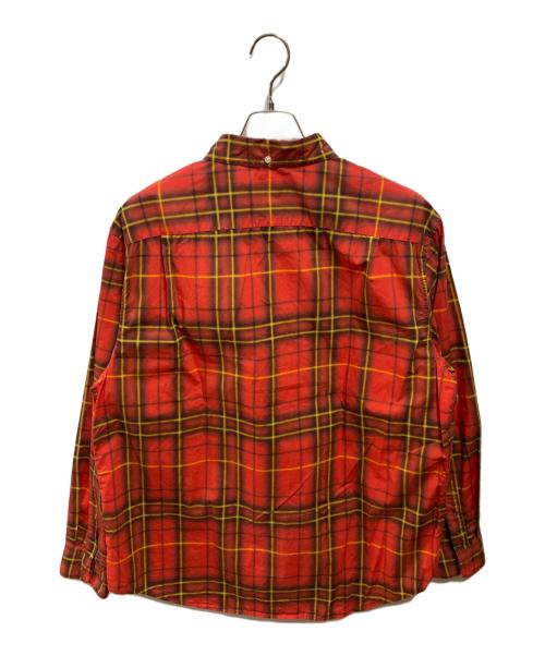 SUPREME（シュプリーム）SUPREME (シュプリーム) Spray Tartan Shirt レッド サイズ:Lの古着・服飾アイテム