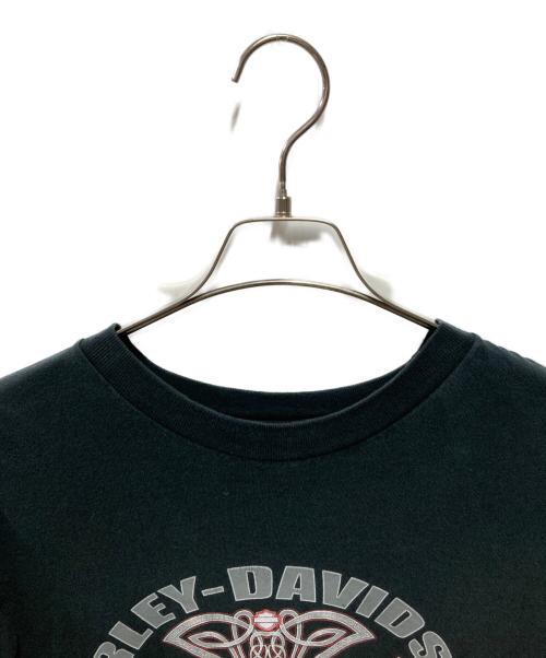 HARLEY-DAVIDSON（ハーレーダビッドソン）HARLEY-DAVIDSON (ハーレーダビッドソン) プリントTシャツ ブラック サイズ:ＸＬの古着・服飾アイテム