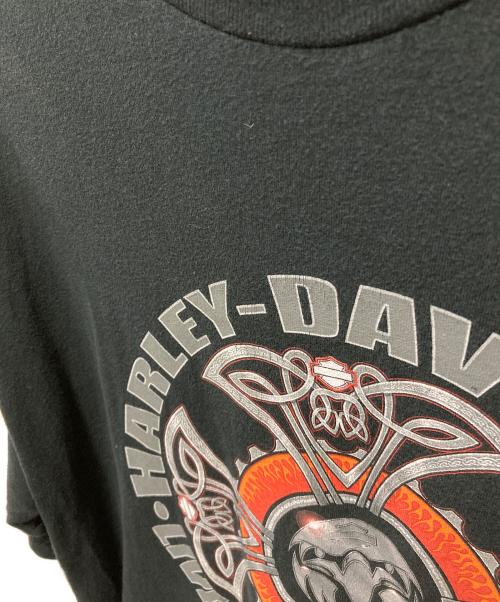 HARLEY-DAVIDSON（ハーレーダビッドソン）HARLEY-DAVIDSON (ハーレーダビッドソン) プリントTシャツ ブラック サイズ:ＸＬの古着・服飾アイテム