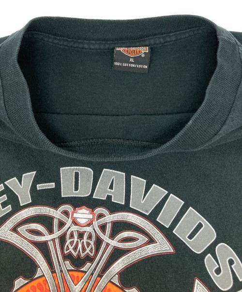 HARLEY-DAVIDSON（ハーレーダビッドソン）HARLEY-DAVIDSON (ハーレーダビッドソン) プリントTシャツ ブラック サイズ:ＸＬの古着・服飾アイテム
