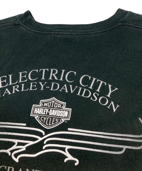 HARLEY-DAVIDSON（ハーレーダビッドソン）HARLEY-DAVIDSON (ハーレーダビッドソン) プリントTシャツ ブラック サイズ:ＸＬの古着・服飾アイテム