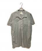 MHLエムエイチエル）の古着「LIGHT WASHED COTTON POPLIN」｜グレー