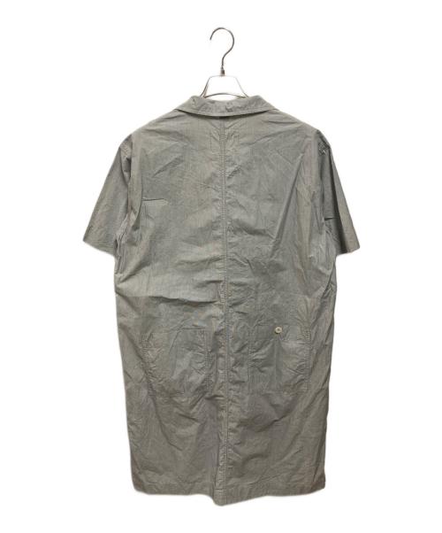 MHL（エムエイチエル）MHL (エムエイチエル) LIGHT WASHED COTTON POPLIN グレー サイズ:2の古着・服飾アイテム