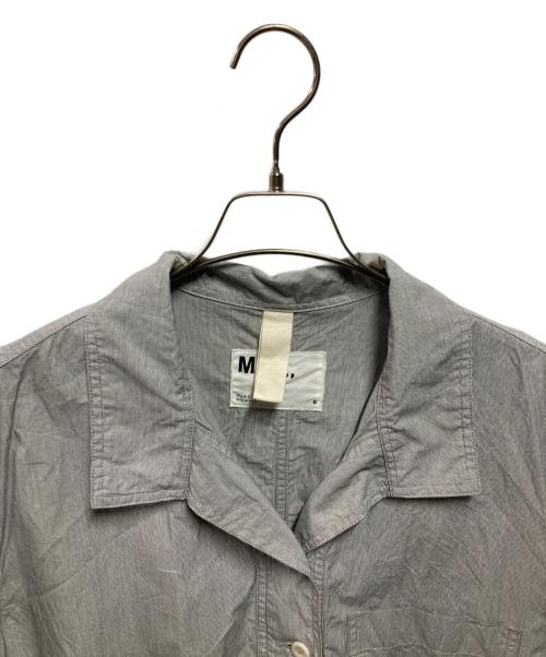 MHL（エムエイチエル）MHL (エムエイチエル) LIGHT WASHED COTTON POPLIN グレー サイズ:2の古着・服飾アイテム