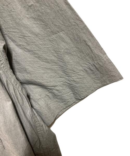 MHL（エムエイチエル）MHL (エムエイチエル) LIGHT WASHED COTTON POPLIN グレー サイズ:2の古着・服飾アイテム