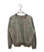 HUMAN MADEヒューマンメイド）の古着「CLASSIC SWEATSHIRT ロゴスウェット」｜グレー