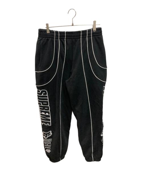 SUPREME（シュプリーム）SUPREME (シュプリーム) FOX RACING (フォックスレーシング) Sweatpant 25FW ブラック サイズ:SMALLの古着・服飾アイテム