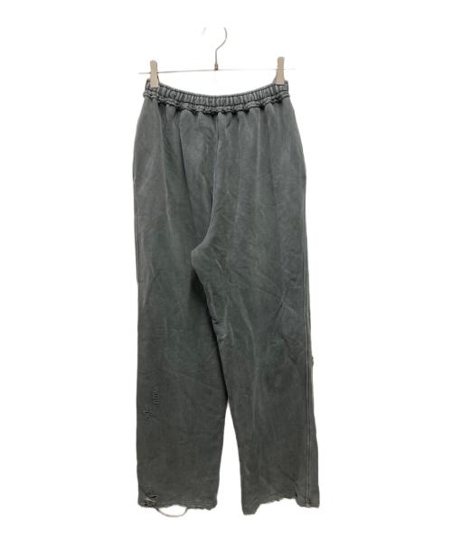 PERVERZE（パーバーズ）PERVERZE (パーバーズ) DISTRESS Regular Sweatpants グレー サイズ:Ｍの古着・服飾アイテム