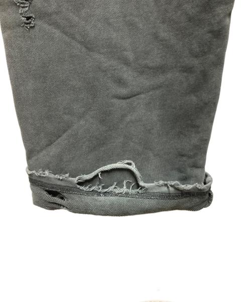 PERVERZE（パーバーズ）PERVERZE (パーバーズ) DISTRESS Regular Sweatpants グレー サイズ:Ｍの古着・服飾アイテム