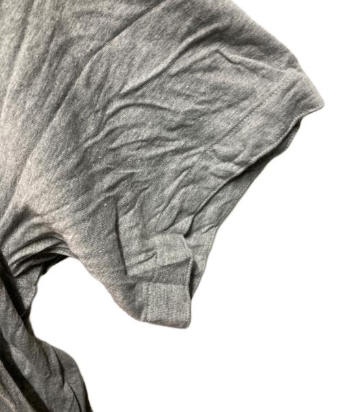 BOTTEGA VENETA（ボッテガベネタ）BOTTEGA VENETA (ボッテガベネタ) 26SS クラッシュコットン si-siプリント Tシャツ グレー サイズ:Sの古着・服飾アイテム
