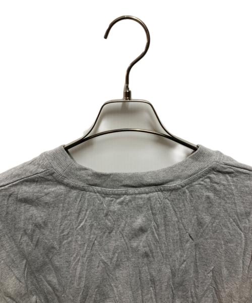 BOTTEGA VENETA（ボッテガベネタ）BOTTEGA VENETA (ボッテガベネタ) 26SS クラッシュコットン si-siプリント Tシャツ グレー サイズ:Sの古着・服飾アイテム