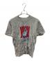BOTTEGA VENETA（ボッテガベネタ）の古着「26SS クラッシュコットン si-siプリント Tシャツ」｜グレー