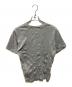 BOTTEGA VENETA (ボッテガベネタ) 26SS クラッシュコットン si-siプリント Tシャツ グレー サイズ:S：30000円
