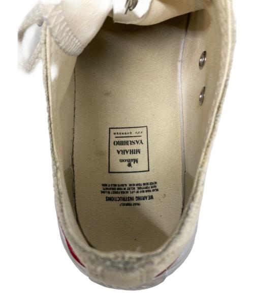Maison MIHARA YASUHIRO（メゾン ミハラ ヤスヒロ）Maison MIHARA YASUHIRO (メゾン ミハラ ヤスヒロ) PETERSON LOW/CANVAS アイボリー サイズ:40の古着・服飾アイテム