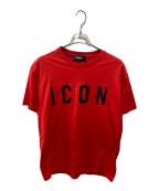 DSQUARED2ディースクエアード）の古着「Tシャツ」｜レッド