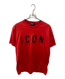 DSQUARED2（ディースクエアード）の古着「Tシャツ」｜レッド