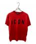 DSQUARED2（ディースクエアード）の古着「Tシャツ」｜レッド