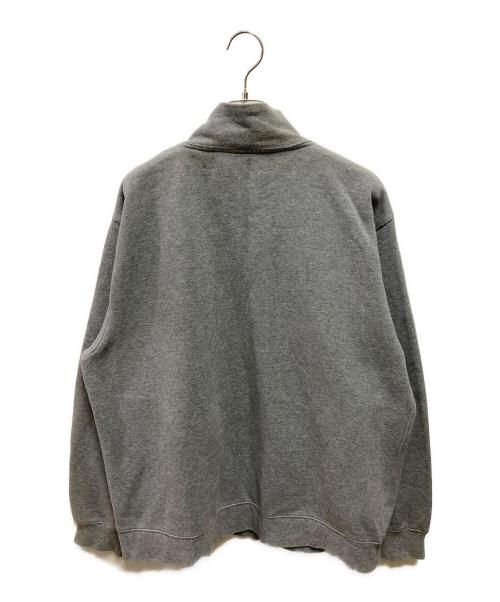 stussy（ステューシー）stussy (ステューシー) 90sヘッドフォンロゴスウェットジャケット グレー サイズ:Ｍの古着・服飾アイテム