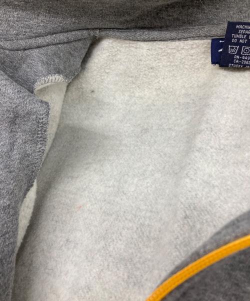 stussy（ステューシー）stussy (ステューシー) 90sヘッドフォンロゴスウェットジャケット グレー サイズ:Ｍの古着・服飾アイテム