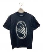 EMPORIO ARMANI×C.P COMPANYエンポリオ アルマーニ×シーピーカンパニー）の古着「コラボプリントTシャツ」｜ネイビー