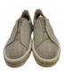 中古・古着 ZEGNA (ゼニア) triple stitch エスパドリーユ スニーカー ベージュ サイズ:7 1/2：28000円