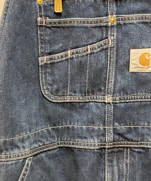 CarHartt（カーハート）CarHartt (カーハート) デニムオーバーオール インディゴ サイズ:32×32の古着・服飾アイテム