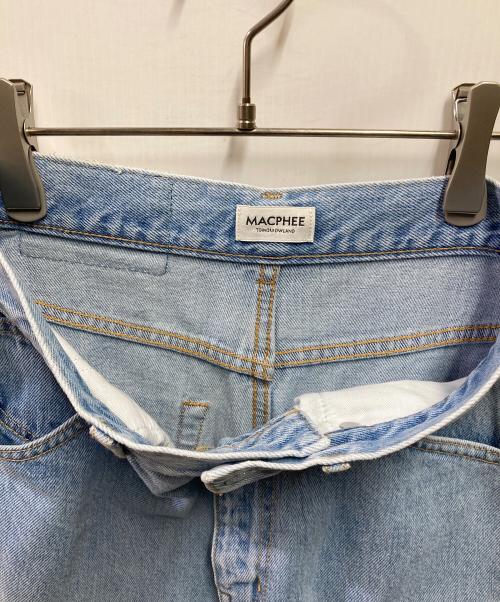 MACPHEE（マカフィー）MACPHEE (マカフィー) 25SS コットンデニム コクーンテーパードパンツ インディゴ サイズ:32の古着・服飾アイテム