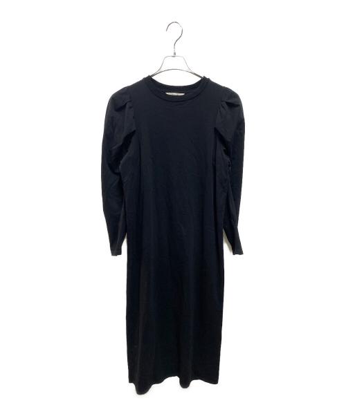 Oblada（オブラダ）Oblada (オブラダ) 【洗える】SHIRRING DRESS ブラック サイズ:FREEの古着・服飾アイテム