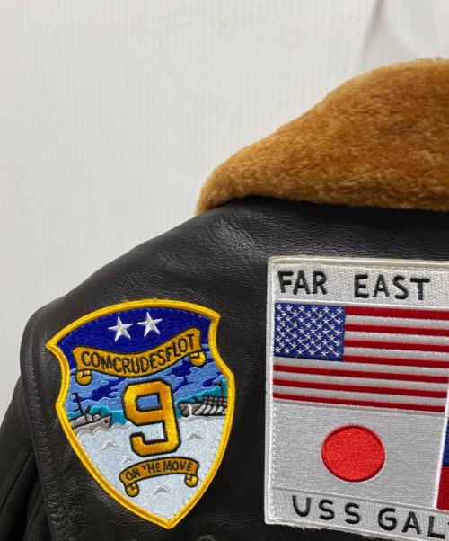 MAXCADYS（マックス・ケイディ）MAXCADYS (マックス・ケイディ) G-1フライトジャケット  TOP GUN ブラウン サイズ:Mの古着・服飾アイテム