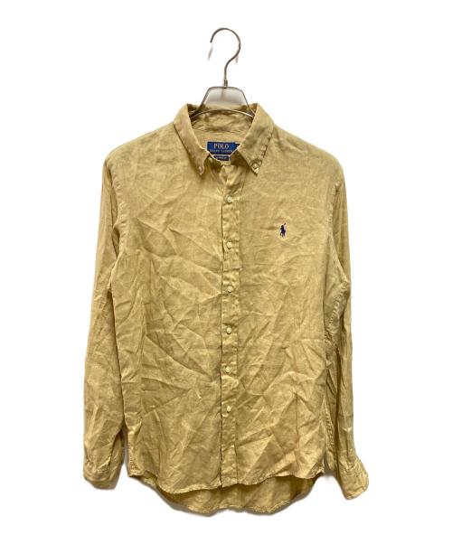 POLO RALPH LAUREN（ポロ・ラルフローレン）POLO RALPH LAUREN (ポロ・ラルフローレン) リネンシャツ ベージュ サイズ:Sの古着・服飾アイテム