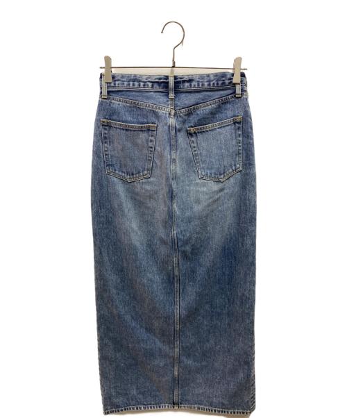 Whim Gazette（ウィムガゼット）Whim Gazette (ウィムガゼット) デニムスリットスカート インディゴ サイズ:38の古着・服飾アイテム