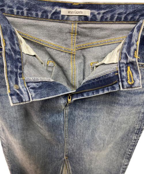 Whim Gazette（ウィムガゼット）Whim Gazette (ウィムガゼット) デニムスリットスカート インディゴ サイズ:38の古着・服飾アイテム