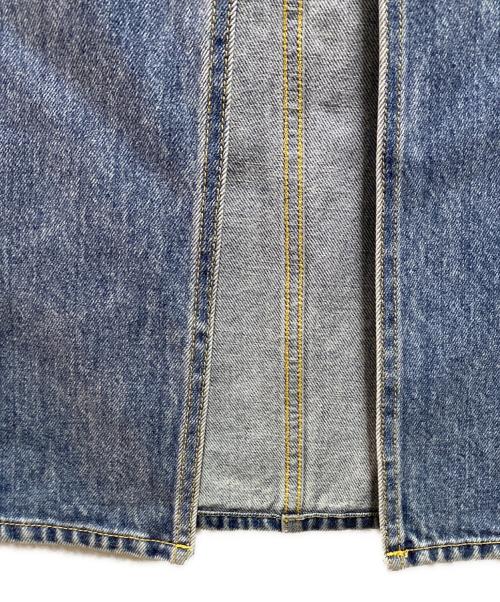 Whim Gazette（ウィムガゼット）Whim Gazette (ウィムガゼット) デニムスリットスカート インディゴ サイズ:38の古着・服飾アイテム