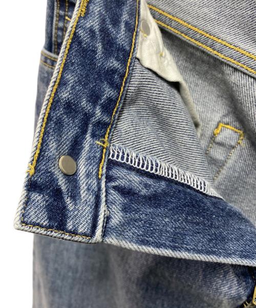 Whim Gazette（ウィムガゼット）Whim Gazette (ウィムガゼット) デニムスリットスカート インディゴ サイズ:38の古着・服飾アイテム