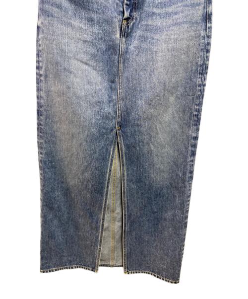 Whim Gazette（ウィムガゼット）Whim Gazette (ウィムガゼット) デニムスリットスカート インディゴ サイズ:38の古着・服飾アイテム