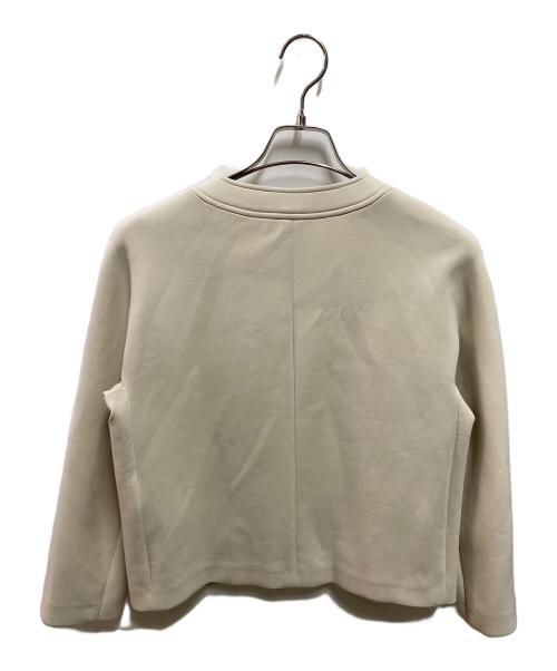 'S Max Mara（エスマックスマーラ）'S Max Mara (エスマックスマーラ) GRADARA ノーカラージャケット ベージュ サイズ:XSの古着・服飾アイテム