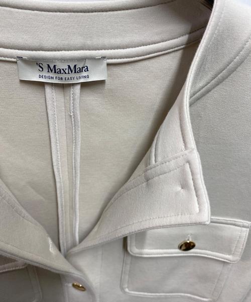 'S Max Mara（エスマックスマーラ）'S Max Mara (エスマックスマーラ) GRADARA ノーカラージャケット ベージュ サイズ:XSの古着・服飾アイテム