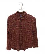 Patagoniaパタゴニア）の古着「L/S Pima Cotton Shirt」｜レッド