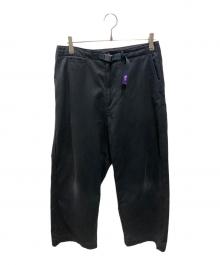 THE NORTHFACE PURPLELABEL（ザ・ノースフェイス パープルレーベル）の古着「Chino Wide Straight Field Pants」｜ブラック