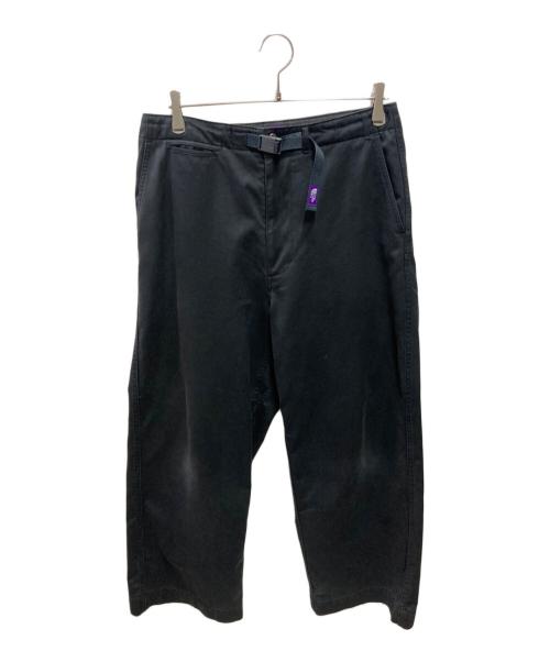 THE NORTHFACE PURPLELABEL（ザ・ノースフェイス パープルレーベル）THE NORTHFACE PURPLELABEL (ザ・ノースフェイス パープルレーベル) Chino Wide Straight Field Pants ブラック サイズ:32の古着・服飾アイテム