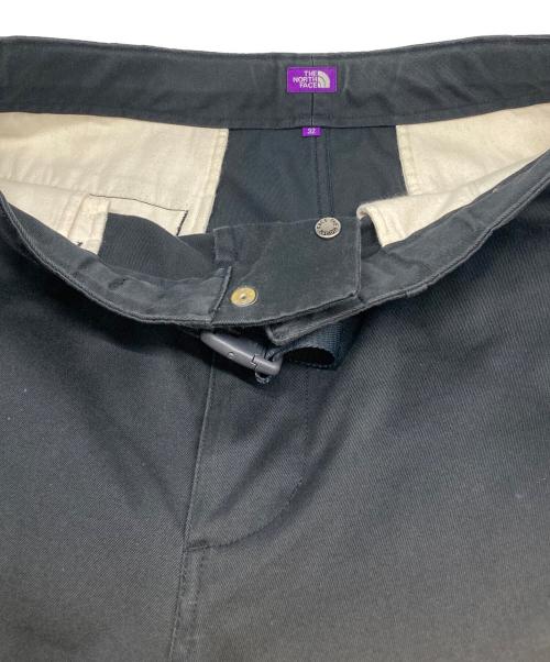 THE NORTHFACE PURPLELABEL（ザ・ノースフェイス パープルレーベル）THE NORTHFACE PURPLELABEL (ザ・ノースフェイス パープルレーベル) Chino Wide Straight Field Pants ブラック サイズ:32の古着・服飾アイテム