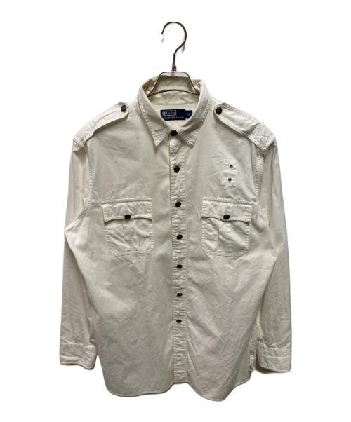 POLO RALPH LAUREN（ポロ・ラルフローレン）POLO RALPH LAUREN (ポロ・ラルフローレン) 90’Ｓ シャツ ホワイト サイズ:Lの古着・服飾アイテム